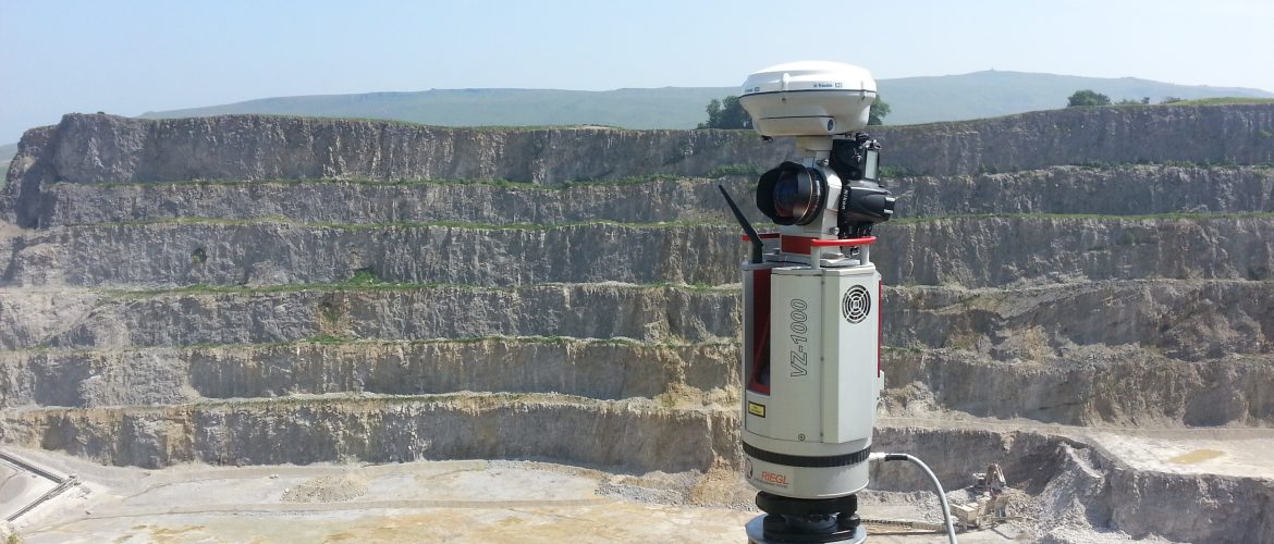 Riegl vz1000 scanner with camera and GPS attachment